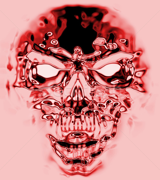 abstract human skull Stock photo © jonnysek