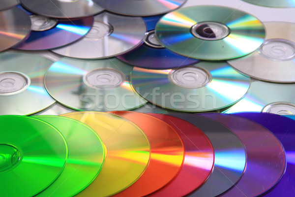 ストックフォト: Cd · データ · メディア · いい · 技術 · ビデオ