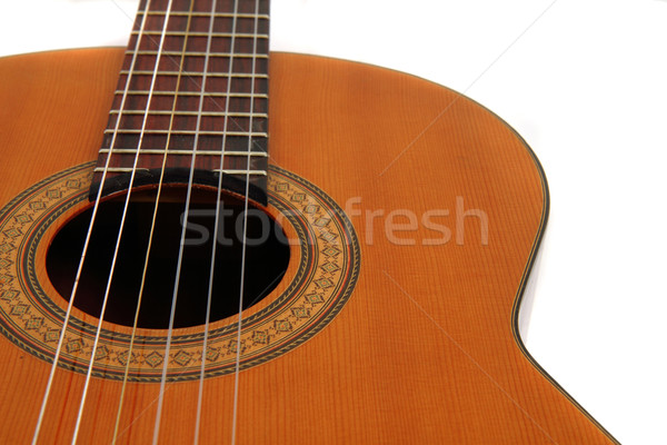 detail of guitar as very nice music background Stock photo © jonnysek