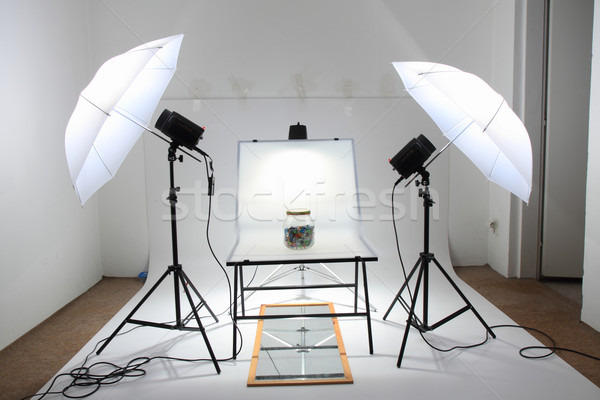 Facile foto studio due luci piccolo Foto d'archivio © jonnysek