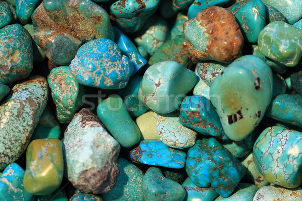 turqoise mineral background Stock photo © jonnysek