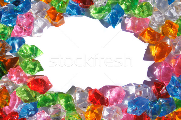 Stockfoto: Kleur · plastic · diamanten · mooie · luxe