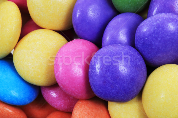 Kleur snoep zoete suiker chocolade achtergrond Stockfoto © jonnysek