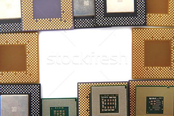 microprocessors as frame  Stock photo © jonnysek