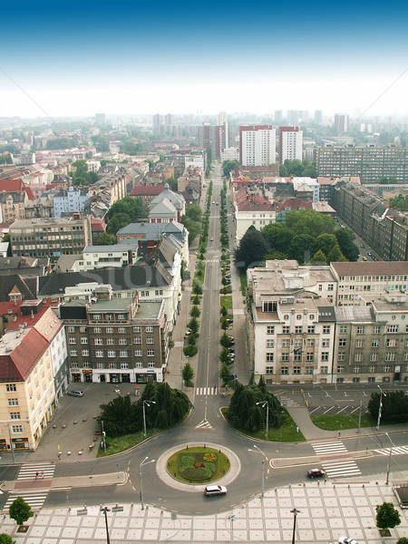 Ostrava city from the sky  Stock photo © jonnysek