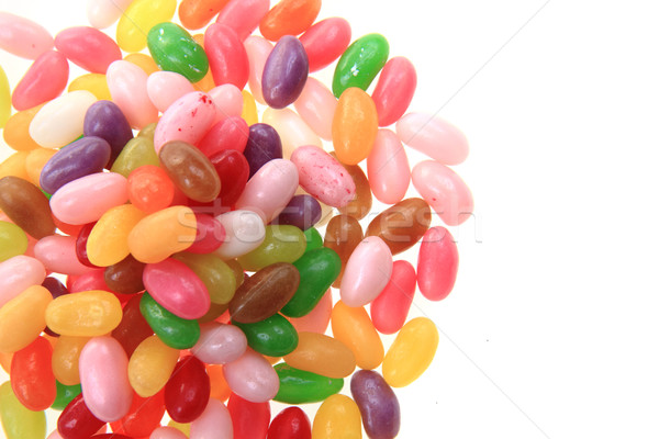 Bonbons jelly beans isolé blanche fond groupe [[stock_photo]] © jonnysek