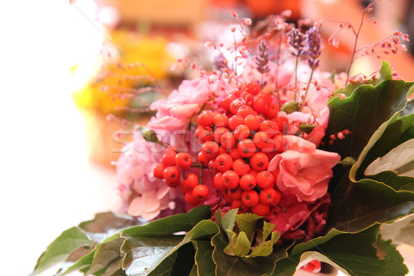 rowan berries as wedding flower Stock photo © jonnysek