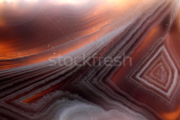 ágata mineral marrom bom cara abstrato Foto stock © jonnysek