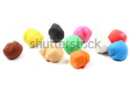 color plasticine  Stock photo © jonnysek