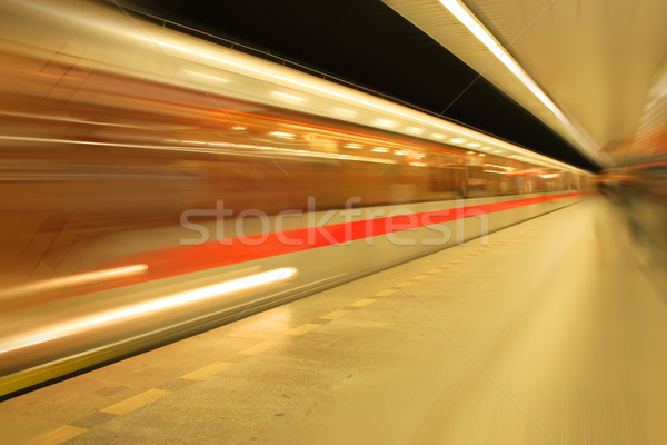 Prága metró állomás szív technológia zöld Stock fotó © jonnysek