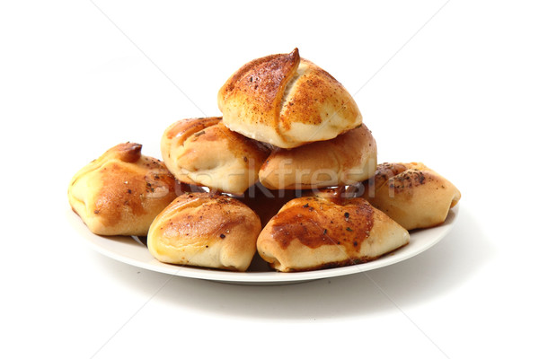 fresh homemade buns Stock photo © jonnysek
