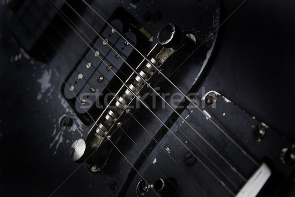 detail of guitar as very nice musical background Stock photo © jonnysek
