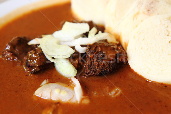 czech goulash Stock photo © jonnysek