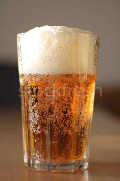 Bier Glas nice trinken Party abstrakten Stock foto © jonnysek