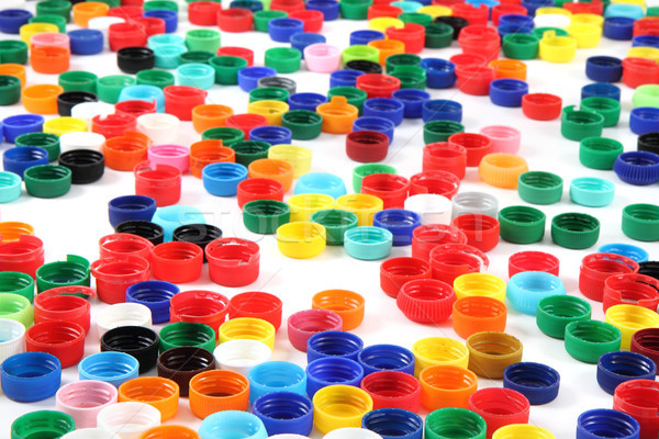 color caps as plastic background Stock photo © jonnysek