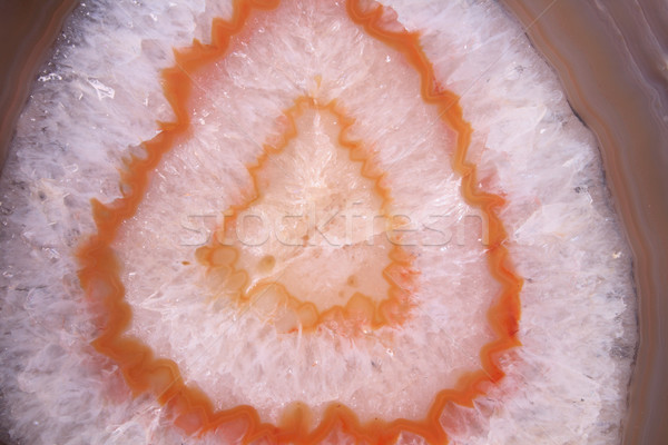 Akik doku güzel turuncu beyaz yüz Stok fotoğraf © jonnysek