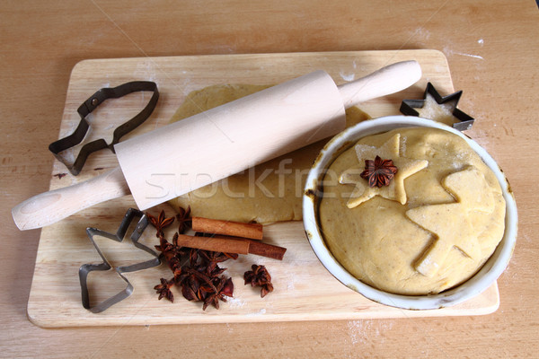 Stock photo: preparing ginger bread