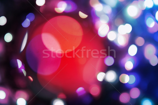 Stock photo: christmas color lights background