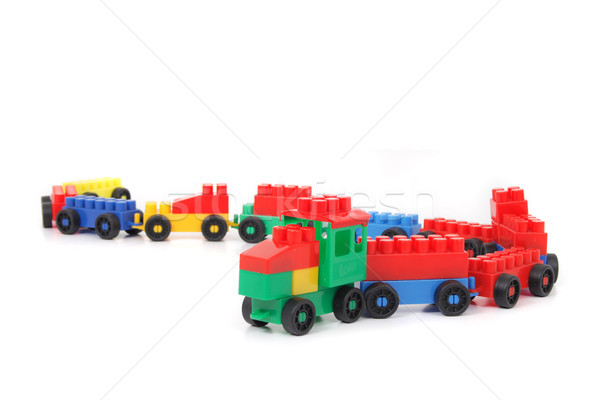 plastic train Stock photo © jonnysek