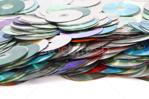 CD and DVD  technology background Stock photo © jonnysek