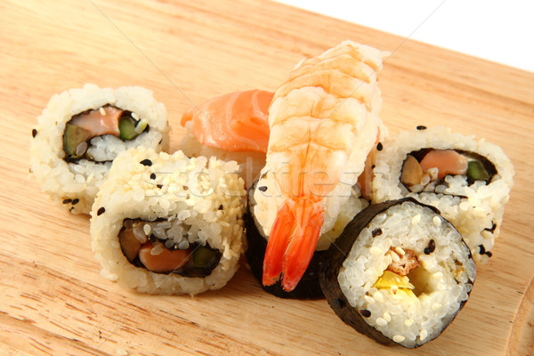 salmon sushi as gourmet food  Stock photo © jonnysek