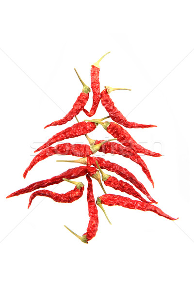 christmas tree from hot spice  Stock photo © jonnysek