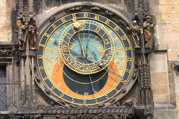 Prague clock  Stock photo © jonnysek