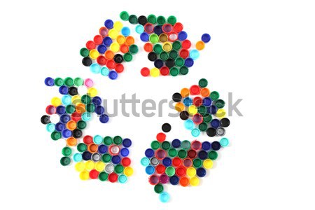 plastic color background Stock photo © jonnysek
