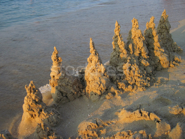 sand castle Stock photo © jonnysek