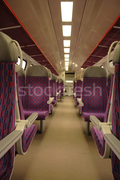 intercity train interior Stock photo © jonnysek