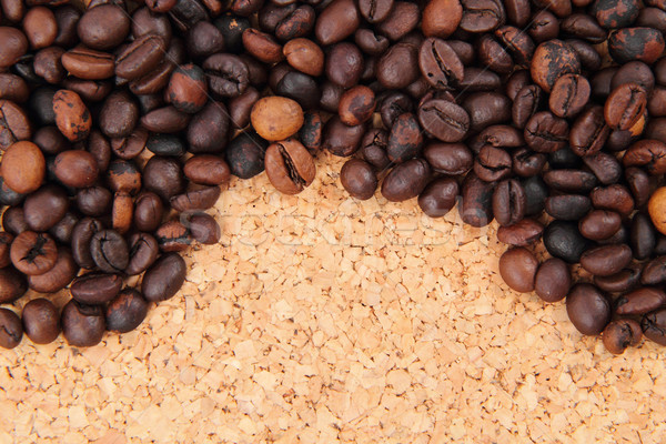 coffee beans background Stock photo © jonnysek