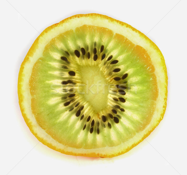 kiwi orange Stock photo © jonnysek