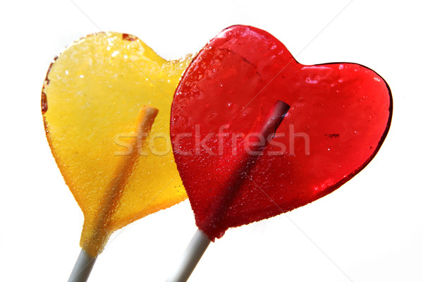 lollipops as hearts Stock photo © jonnysek