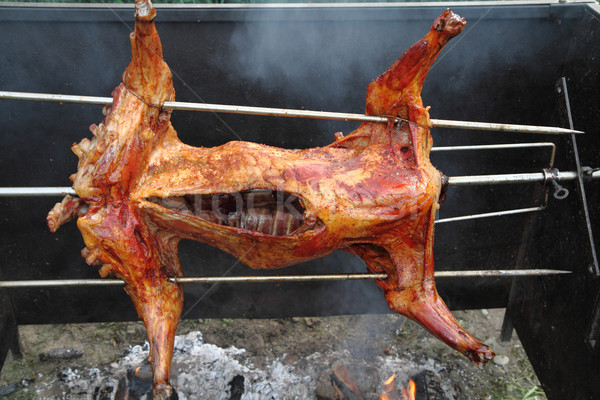 roasted lamb  Stock photo © jonnysek
