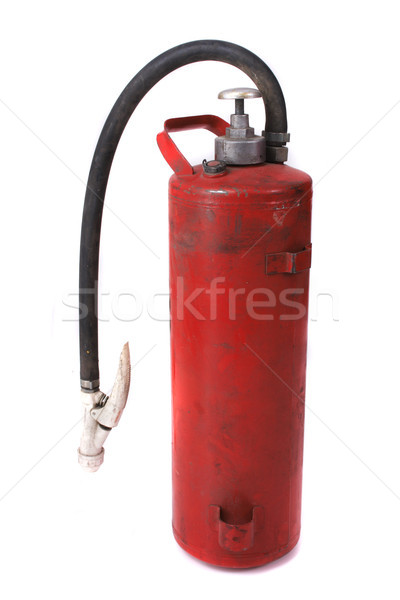 огня аппарат изолированный белый красный промышленных Сток-фото © jonnysek