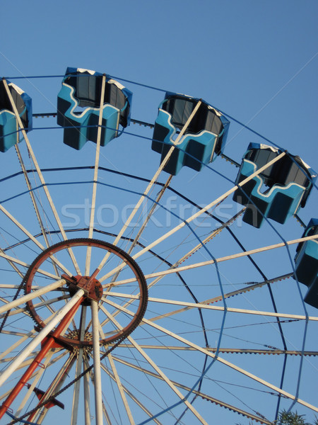 Groß Spaß Rad nice blauer Himmel Sommer Stock foto © jonnysek