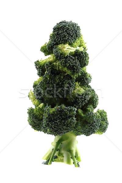 christmas tree from brocolli  Stock photo © jonnysek