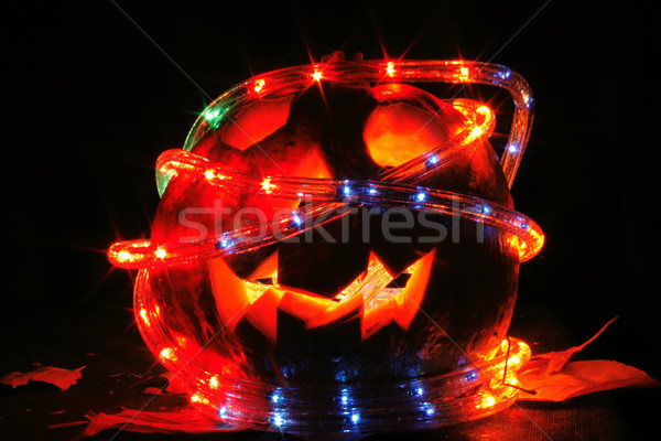 halloween pumpkin in the dark night  Stock photo © jonnysek