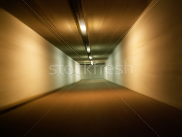 Prędkości tunelu nice streszczenie tle pociągu Zdjęcia stock © jonnysek