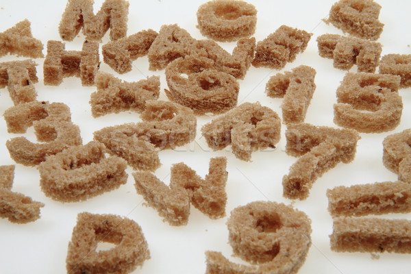 bread alphabet  Stock photo © jonnysek