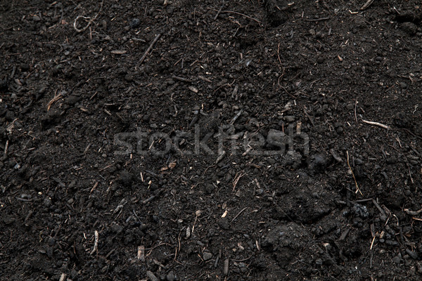 Stock foto: Dunkel · Boden · nice · natürlichen · Textur · Bauernhof