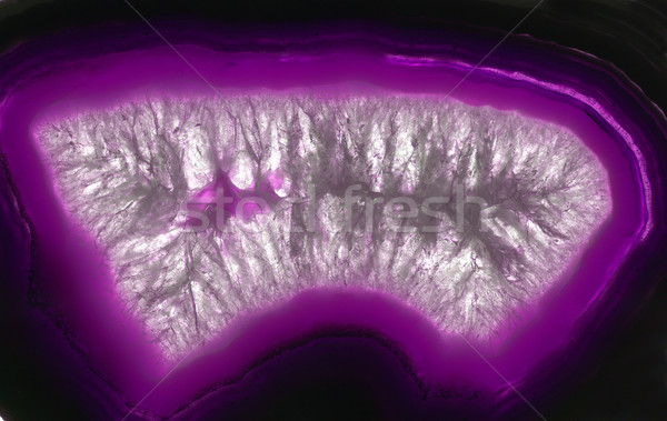 ágata bom mineral violeta cara abstrato Foto stock © jonnysek