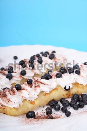 pancakes with blueberries Stock photo © jonnysek