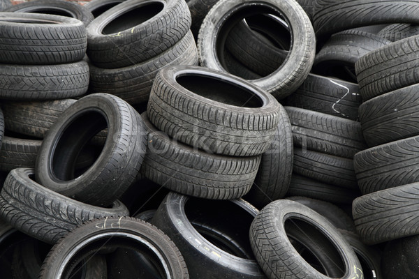 Stock photo: old tires