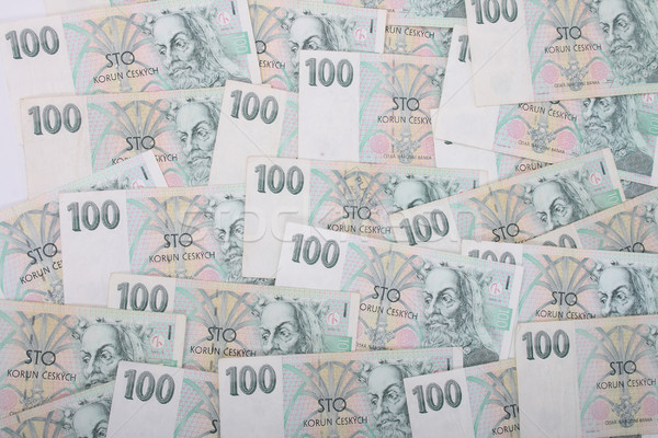 Czech banknotes in one hundered
 Stock photo © jonnysek
