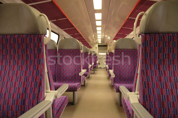 intercity train interior Stock photo © jonnysek