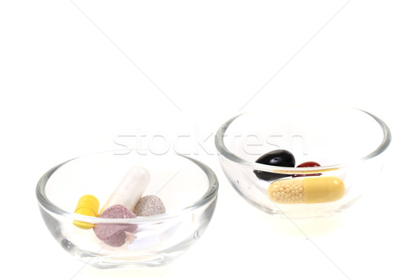 Pillen geïsoleerd witte kleur gezondheid ziekenhuis Stockfoto © jonnysek