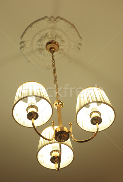 吊燈 復古 掛 玻璃 蠟燭 復古 商業照片 © joruba