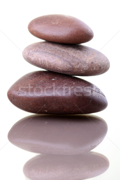 Stenen geïsoleerd witte gezondheid achtergrond Stockfoto © joruba