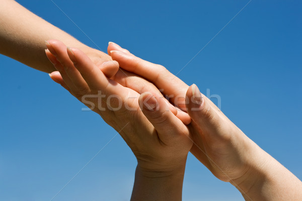 Protecting hands Stock photo © joseph73